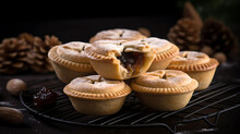 Mince Pies On A Wire Rack