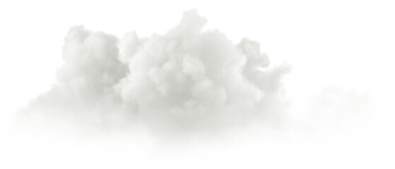 Aufkleber - White clouds in the sky cut out backgrounds 3d illustrations png