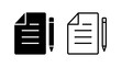 © zo3listic - Document icon vector. Paper icon. File Icon