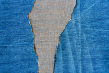 Denim blue jeans fabric