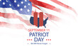 Free vector watercolor 9.11 patriot day background