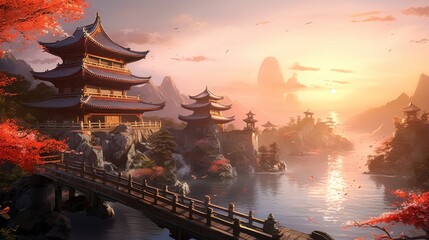 Chinese Style Fantasy Art