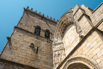 Largo de Donaes, old historic place in guimaraes, Portugal.