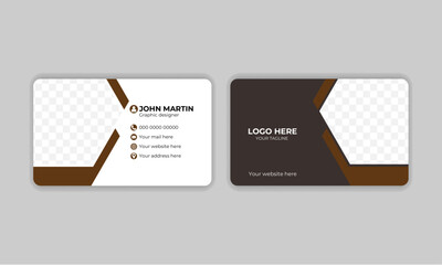 Professional creative Luxury and elegant business card template