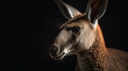 Wall Mural - kangaroo animal wildlife nature mammal generative ai