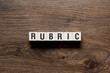 © SergioVas - Rubric - word concept on building blocks, text