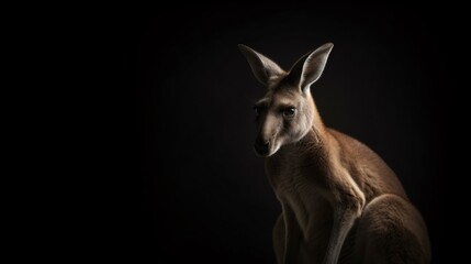 Wall Mural - kangaroo animal wildlife nature mammal generative ai