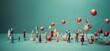 © SKIMP Art - the relationship between people is represented by several small and arranged objects Generative AI