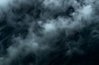 © Jawed Gfx - Dense fog emerges, isolated against a black canvas. Generative AI