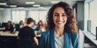 © RemsH - smiling business woman, office, business