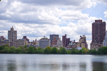 The lake in Central Park in New York