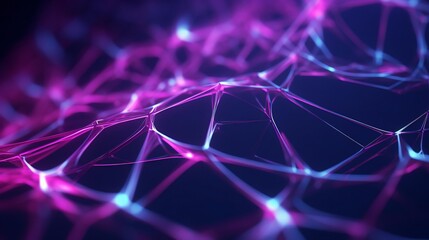 Poster - A close up of a vibrant purple and blue abstract background