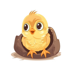 Sticker - Bright and vibrant chick artwork to bring joy to your designs