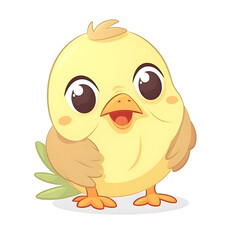 Wall Mural - Vibrant chick clipart to add liveliness to your projects