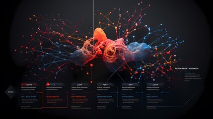 Wall Mural - graphical representation of artificial intelligence - AI-generated image