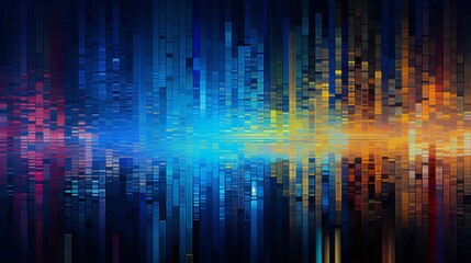 Aufkleber - A vibrant and dynamic abstract background with intersecting lines and scattered dots