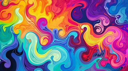 a vibrant and dynamic abstract background with swirling colors