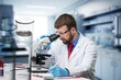 © BillionPhotos.com - Smart man working in laboratory with microscope