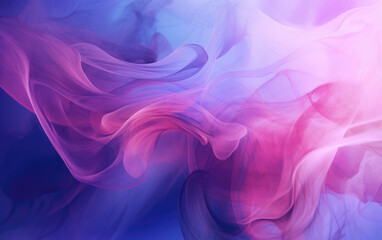 Wall Mural - Purple Volumetric Smoky Abstract Background