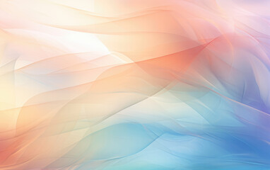 Wall Mural - Pastel Colors Volumetric Geometric Abstract Background