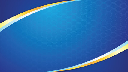 Aufkleber - abstract blue wave background. blue waves abstract banner design. Elegant wavy vector background