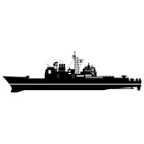 Fototapeta Big Ben - silhouette of ship,boat element,modern ship icon