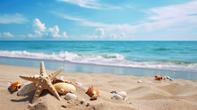 Sea Starfish Sand Beach Sun Summer