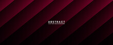 3D Red Techno Abstract Background Overlap Layer On Dark Space With Glowing Lines Effect Decoration. Modern Graphic Design Element Future Style Concept For Banner, Flyer, Card, Or Brochure Cover