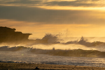 Wall Mural - Sunrise over Maroubra Beach in Sydney Australia