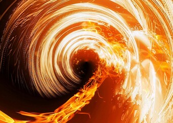 vortex of flames