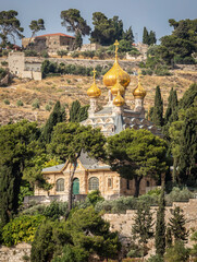 Wall Mural - Church of Mary Magdalene in Jerusalem, Israel