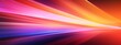 Abstract speed glowing light bold colors background banner illustration - Speedy motion blur creating flashy pattern of straight lines for web banner and wallpaper design (Generative Ai)