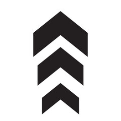 Wall Mural - Arrow icon chevron doodle icon graphic design app logo