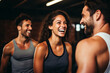 © Zenturio Designs - group of people having fun at gym