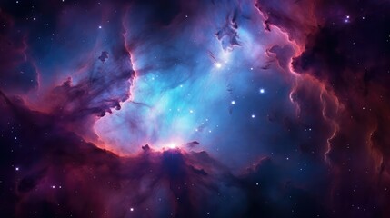 Wall Mural - Nebula in deep space