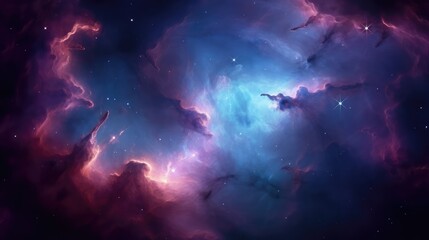 Wall Mural - Nebula in deep space