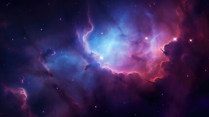 Wall Mural - Nebula in deep space