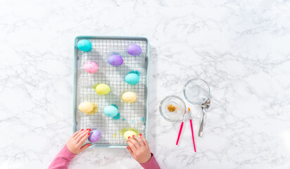 Sticker - Easter egg coloring