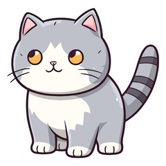  Fluffy Delight: Adorable British Shorthair Cat