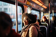 © MVProductions - A diverse group of people commencing their morning commute on a city bus