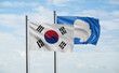South Korea and Antarctica flag