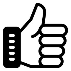 Poster - Likes Icon. Digital marketing concept. Outline icon