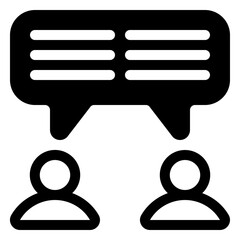 Poster - Communication Icon. Digital marketing concept. Outline icon