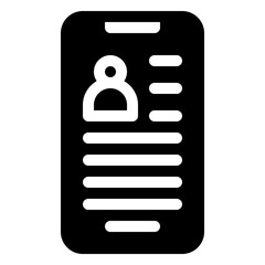 Poster - User Icon. Digital marketing concept. Outline icon