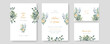 © SyahCreation - Wedding floral golden invitation card save the date design with pink flowers