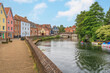 Riverside in the east Anglia city of Norwich