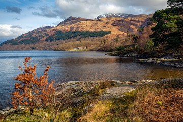 Ben Lomond from Rowardennan, on the eastern shore of Loch Lomond, Scotland.