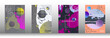 © niko180180 - Future futuristic template with abstract forms for banner design, poster, booklet, report, journal.