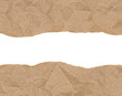 © FireflyLight - Torn brown paper isolated on transparent background, frame composition