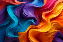 The Colorful Wallpaper Design Is A Very Abstract Photo And Features Many Shades